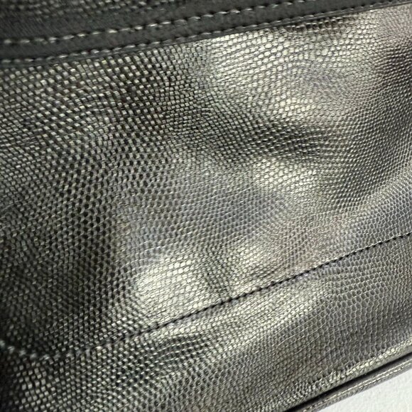 Cleo & Patek Leather Shoulder Bag Women's Black Modern Everyday Chic - Picture 3 of 9